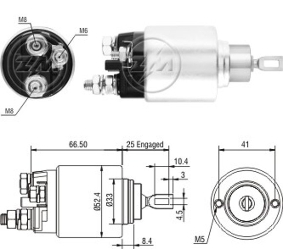 Imagen de AUTOMATICO ARRANQUE FIAT UNO WAY/PALIO 2 TORNILLOS