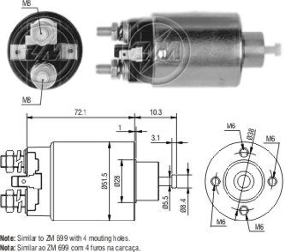 Imagen de AUTOMATICO ARRANQUE MITSUBISHI/EFFA IDEAL/DFSK (CHINOS)