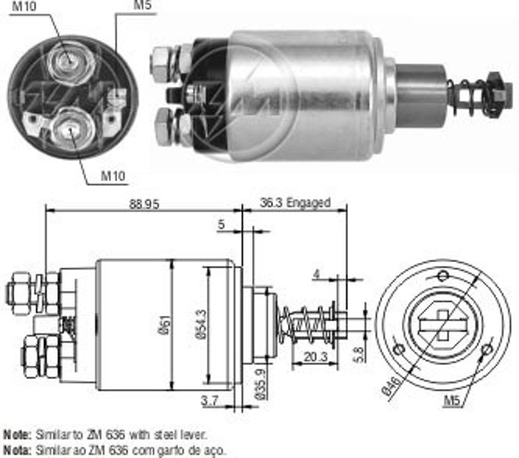 Imagen de AUTOMATICO ARRANQUE MERCEDES BENZ 352/366 C/BOSCH JF 24V
