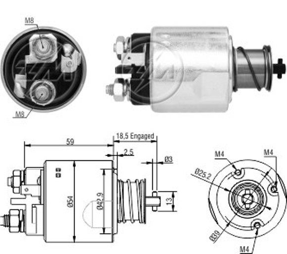 Imagen de AUTOMATICO ARRANQUE KIA BONGO/K2500/K2700 HYUNDAI H1 C/VALEO