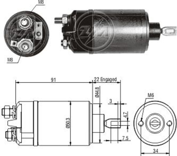 Imagen de AUTOMATICO ARRANQUE VW KOMBI/FUSCA 1200 ALEMAN