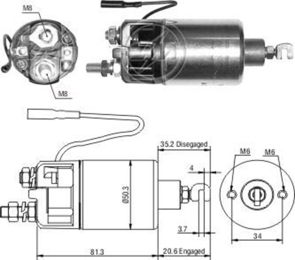 Imagen de AUTOMATICO ARRANQUE TOYOTA/SUZUKI C/DENSO