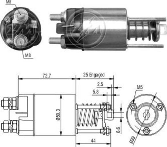 Imagen de AUTOMATICO ARRANQUE FIAT VARIOS 124/128 C/MARELLI