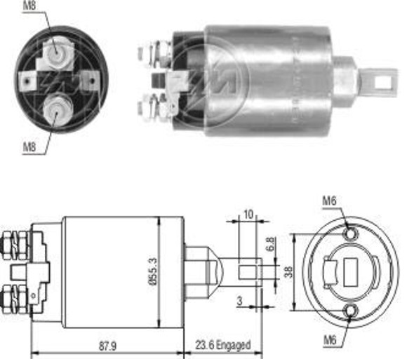 Imagen de AUTOMATICO ARRANQUE HYUNDAI MIGHTY ISUZU 2.8 24V/HD65 C/MITS