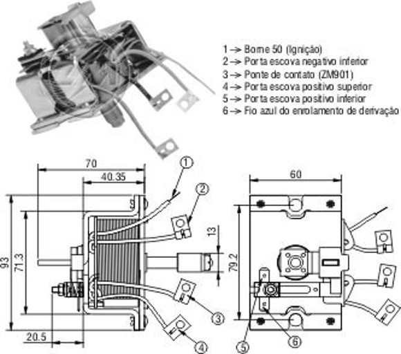 Imagen de AUTOMATICO ARRANQUE EMPUJE PARA KB 24V