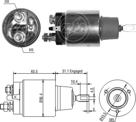 Imagen de AUTOMATICO ARRANQUE CHEVROLET S10 2.5T C/BOSCH