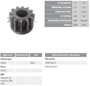 Imagen de PIÑON DE ARRANQUE VW 26260/VOLVO FM/FH (ZEN)