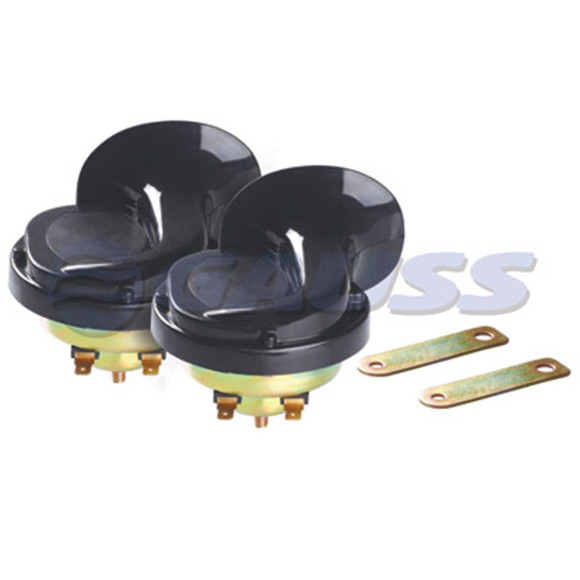 Imagen de BOCINA DOBLE CARACOL 24V 100W + RELAY 24V 30A