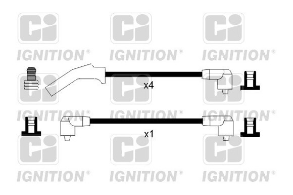 Imagen de JUEGO CABLES BUJIA SUBARU VIVIO