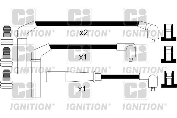 Imagen de JUEGO CABLES BUJIA TOYOTA TERCEL 1.3