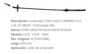 Imagen de CABLE DE ACELERADOR FORD F250/F350/F600 670MM