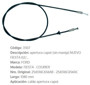 Imagen de CABLE DE CAPOT FORD ECOSPORT/FIESTA 2003 1580MM