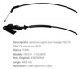 Imagen de CABLE CAPOT CON MANIJA FORDD FIESTA 1.6 2010-2013 1660M