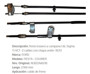 Imagen de CABLE DE FRENO TRASERO FORD FIESTA 2010-2013 2760MM