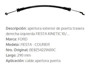 Imagen de CABLE APERTURA PUERTA TRASERO DER/IZQ FORD FIESTA KINETIC