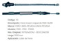 Imagen de CABLE DE FRENO TRASERO F100 1971-/F1000 HASTA 1991 1430MM