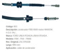 Imagen de CABLE DE ACELELERADOR F1000 1995 C/MAXION 1190MM