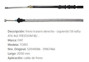 Imagen de CABLE DE FRENO TRASERO DER-IZQ FIAT TORO 1.8 AT6 4X2 2050MM