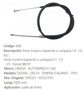 Imagen de CABLE DE FRENO IZQUIERDO FIAT TIPO 1.6 1425MM