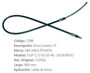 Imagen de CABLE DE FRENO TRASERO CHEVROLET C10 HASTA 1981 1165MM