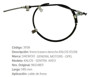 Imagen de CABLE DE FRENO TRASERO DERECHO CHEVROLET AVEO 1415MM