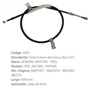 Imagen de CABLE DE FRENO TRASERO DERECHO CHEVROLET CAPTIVA 1470MM