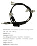 Imagen de CABLE DE FRENO TRASERO CHEVROLET TRACKER 2013 3860MM