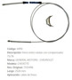Imagen de CABLE DE FRENO CHEVETTE 1986 2500MM