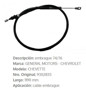 Imagen de CABLE DE EMBRAGUE CHEVETTE 1975/76 1172MM