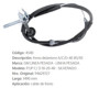 Imagen de CABLE DE FRENO CHEVROLET D40 1985/88 1481MM