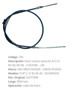 Imagen de CABLE DE FRENO CHEVROLET D10/D20 1900MM