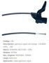 Imagen de CABLE CAPOT CHEVROLET VECTRA 1993 1650MM