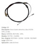 Imagen de CABLE DE FRENO TRASERO DERECHO CHEVROLET VECTRA 2020MM