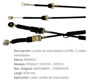Imagen de CABLE SELECTOR DE CAMBIOS RENAULT DUSTER/OROCH 1.6 16V K4M