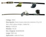 Imagen de CABLE DE FRENO TRASERO DERECHO TOYOTA HILUX 2016 1560MM
