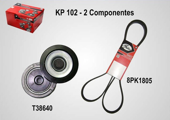 Imagen de KIT CORREA ACCESORIOS M-BENZ ACCELO 915/ATEGO 1718/2425