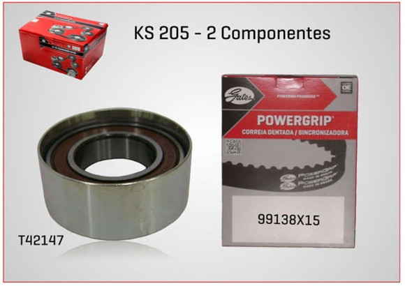 Imagen de KIT DE DISTRIBUCION FIAT FIORINO/UNO/TIPO/ELBA 1.6 8V 90-97