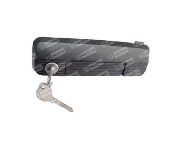 Imagen de MANIJA DE PUERTA CON LLAVE FIAT 147 DERECHA  (NEGRA)