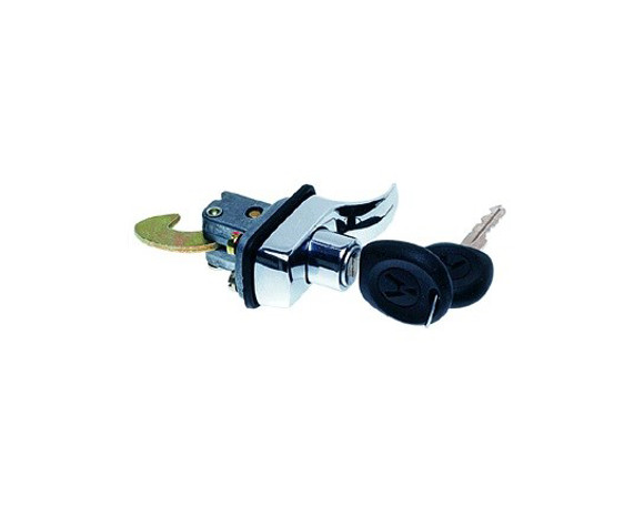 Imagen de MANIJA TAPA DE MOTOR C/LLAVE VW KOMBI/FUSCA COLOR NEGRO
