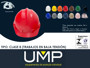 Imagen de CASCO DE SEGURIDAD ROJO COMPLETO (C/ARNES Y BARBIJO)
