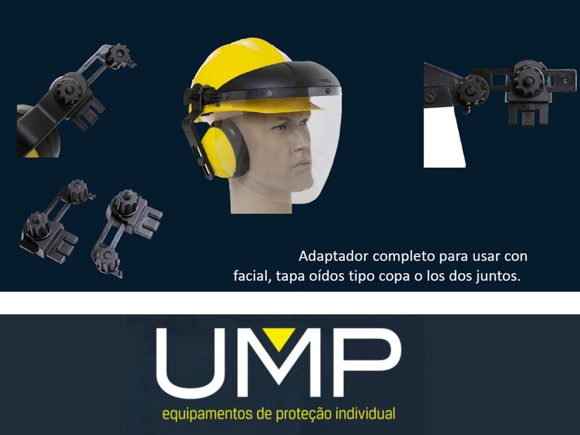 Imagen de ADAPTADOR PARA CASCO PARA PROTECCION FACIAL Y AUDITIVA