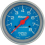 Imagen de TACOMETRO ELECTRONICO 12V ESCALA: 0-8000 RPM FONDO AZUL