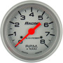 Imagen de TACOMETRO ELECTRONICO 12V ESCALA: 0-8000 RPM FONDO GRIS