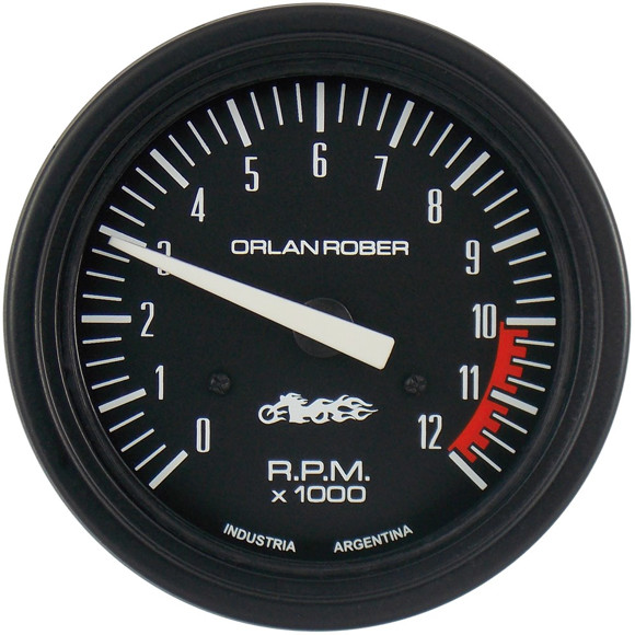 Imagen de TACOMETRO PARA MOTO 12V ESCALA:  0-12000 RPM DIAM:80MM