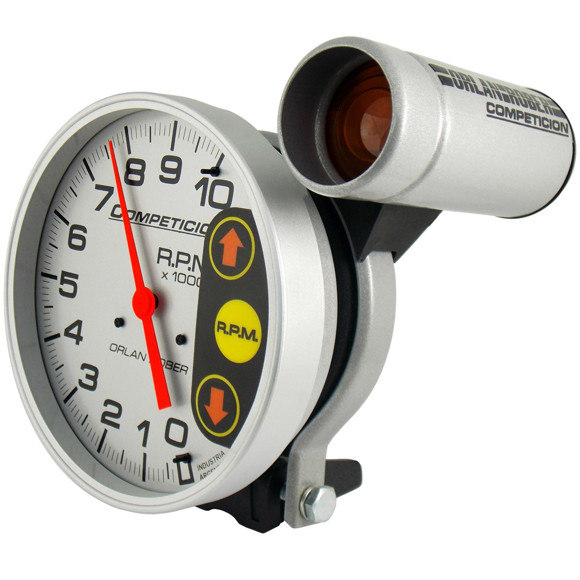 Imagen de TACOMETRO DIGITAL 12V PROGRAMABLE CON TESTIGO Y CORTE