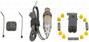 Imagen de SONDA LAMBDA BOSCH RENAULT CLIO 1.6 4 CABLES NEGATIVO MASA
