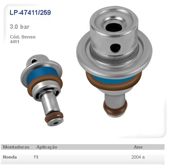 Imagen de REGULADOR DE PRESION 3.0BAR HONDA FIT 2004 EN ADELANTE