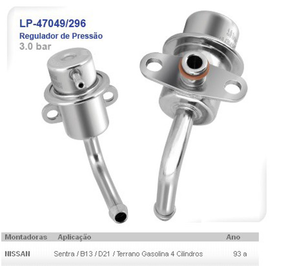 Imagen de REGULADOR DE PRESION 3.0BAR NISSAN SENTRA B13 93/D21 NAFTA