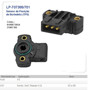 Imagen de SENSOR DE MARIPOSA VW POLO CLASSIC 2001/VW GOLF 1.8 MI