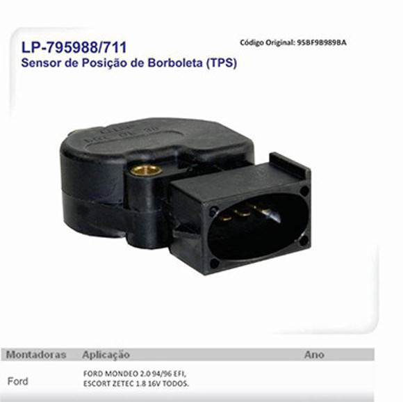 Imagen de SENSOR DE MARIPOSA ESCORT ZETEC 1.8